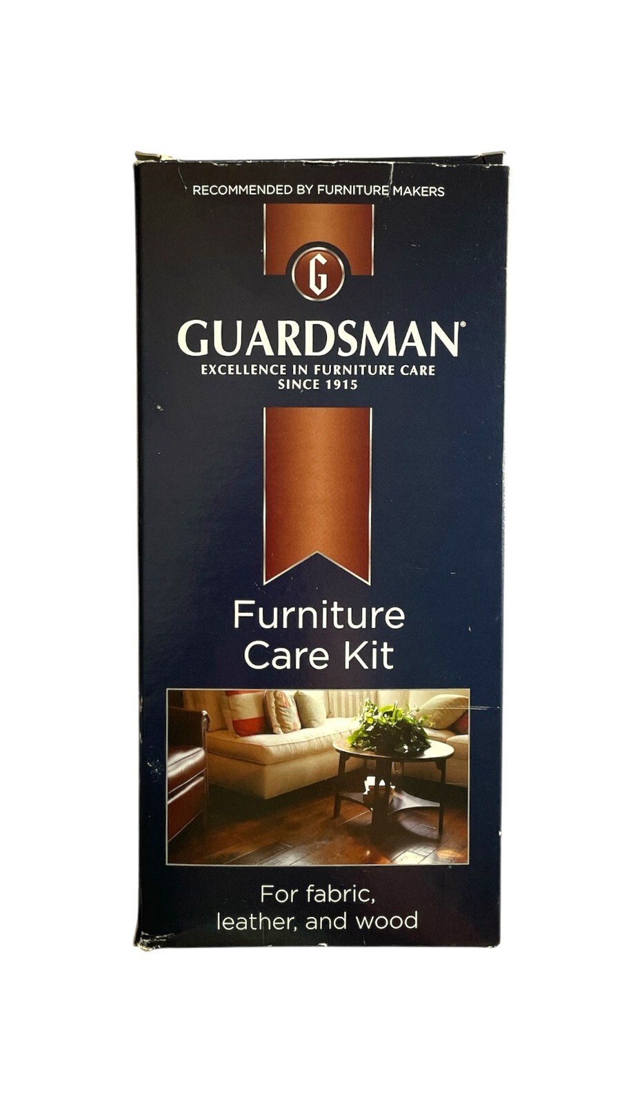 GUARDSMAN Furniture Care Kit For Fabric Leather Wood In Original Box Wipes Cloth