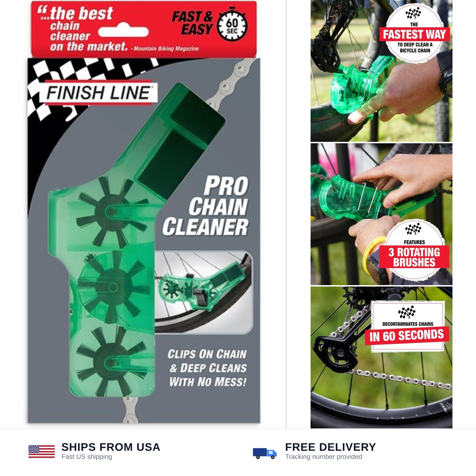Finish Line Shop Quality Bicycle Chain Cleaner