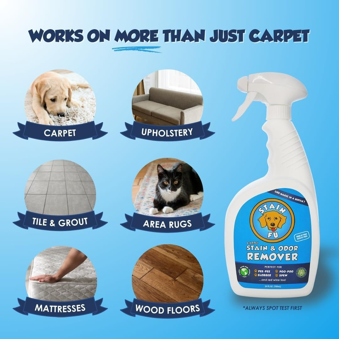 Pro Strength Carpet Odor & Stain Remover Works like Magic in a Bottle on Tough U