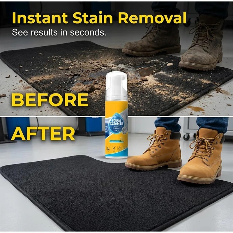 Multi Surface Foam Cleaner 150ml with Sponge & Microfiber Cloth