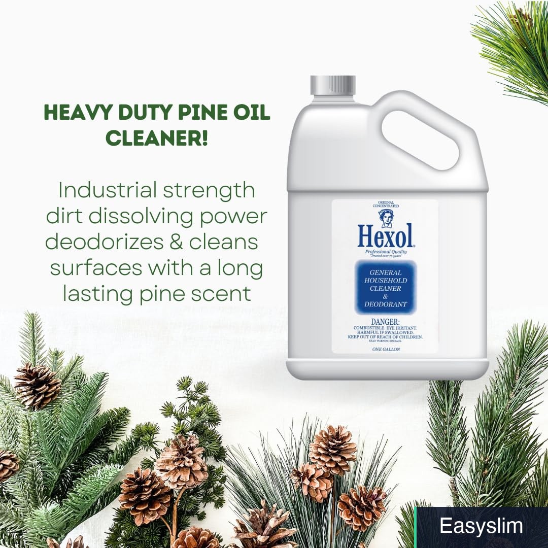Concentrated Household Cleaner Deodorant, Pine-Oil Formula, 128 oz Bottle