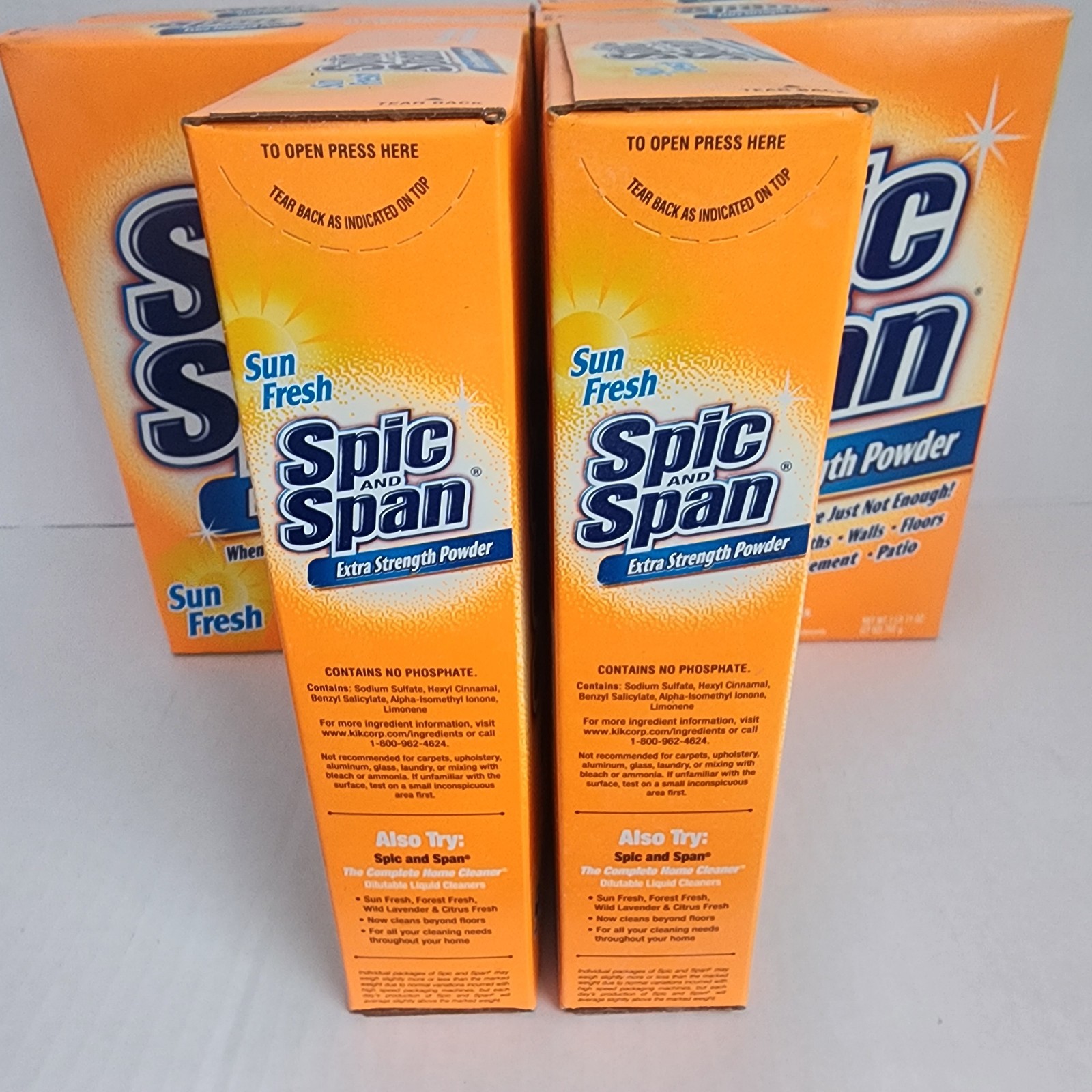 Spic & Span Extra Strength Powder Sun Fresh- 6-pack – 27oz (765g) each