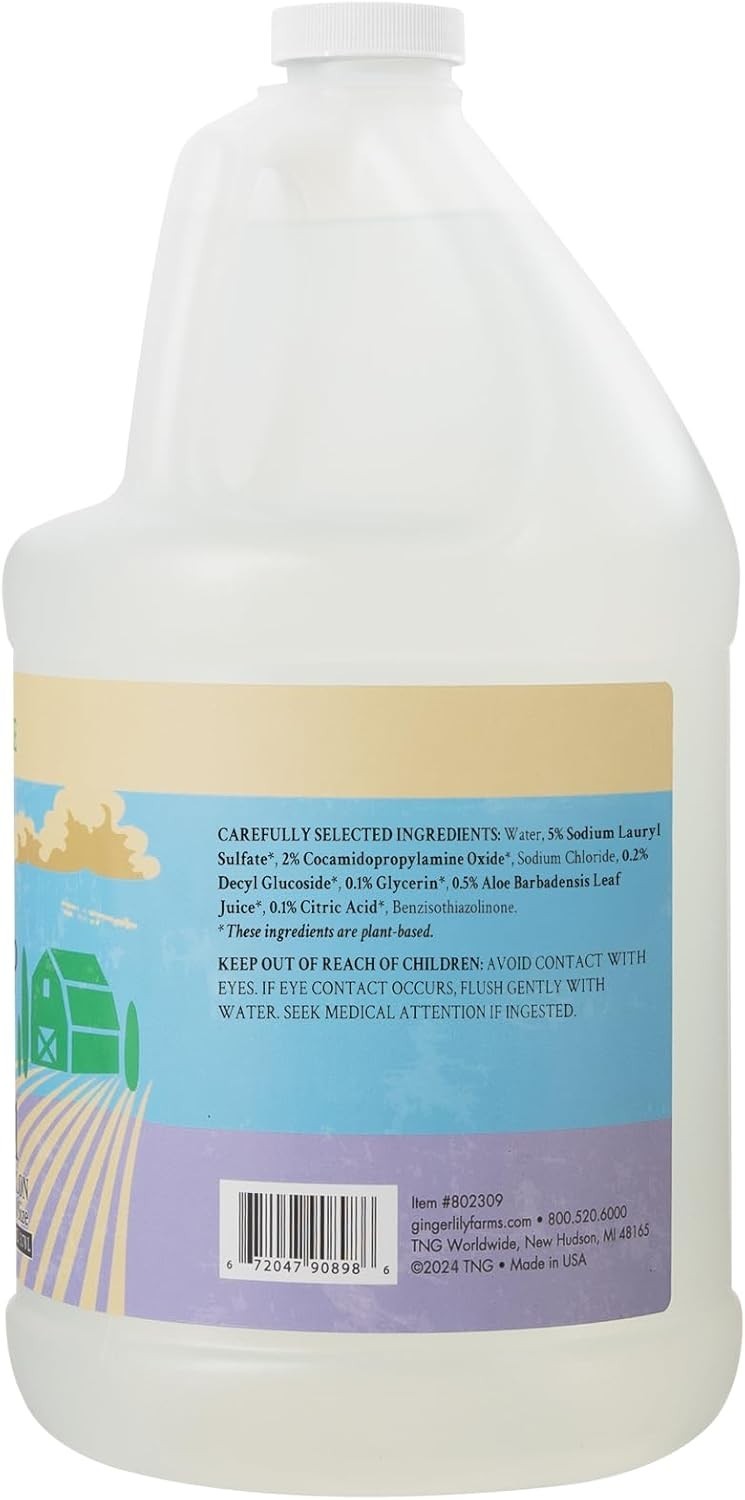 128 Fl Oz Plant Based Dish Soap Maximum Grease Cleaning Power Eco Friendly