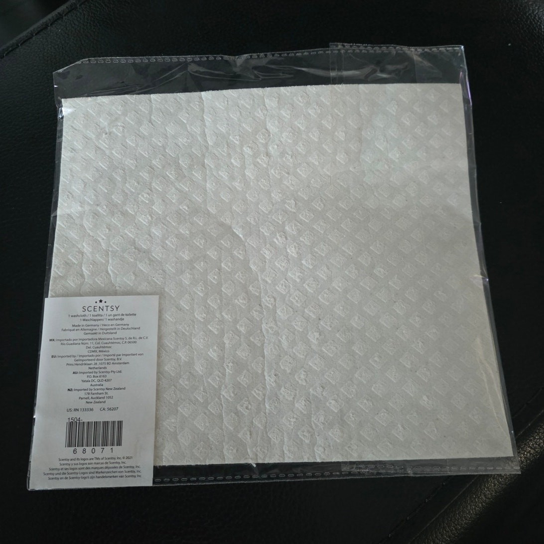 Scentsy Swedish Dishcloth/Washcloth – Citrus – New
