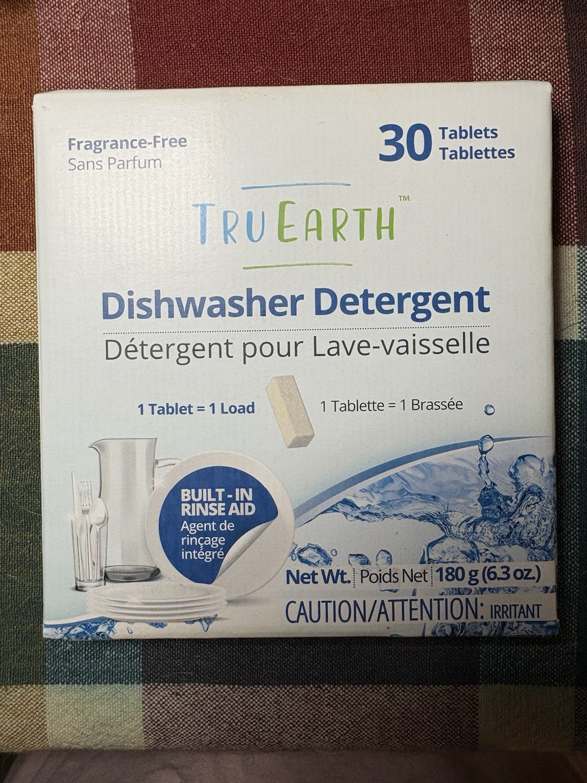 Tru Earth Eco Dishwasher Detergent Tablets Box Of 30ct Fragrance Free