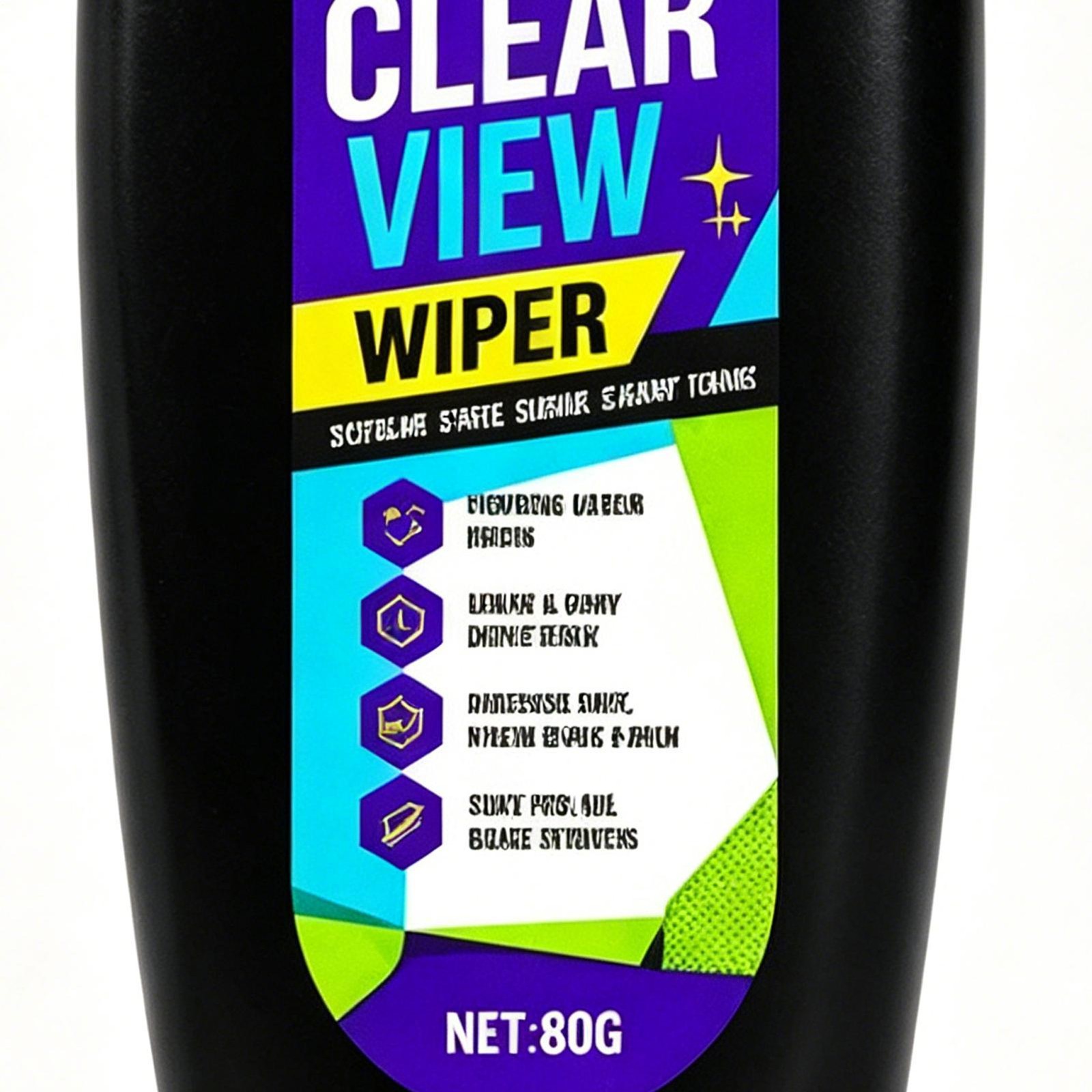 80g Auto Oil Film Cleaning Brush Window Remover for Car Truck Motorcycle
