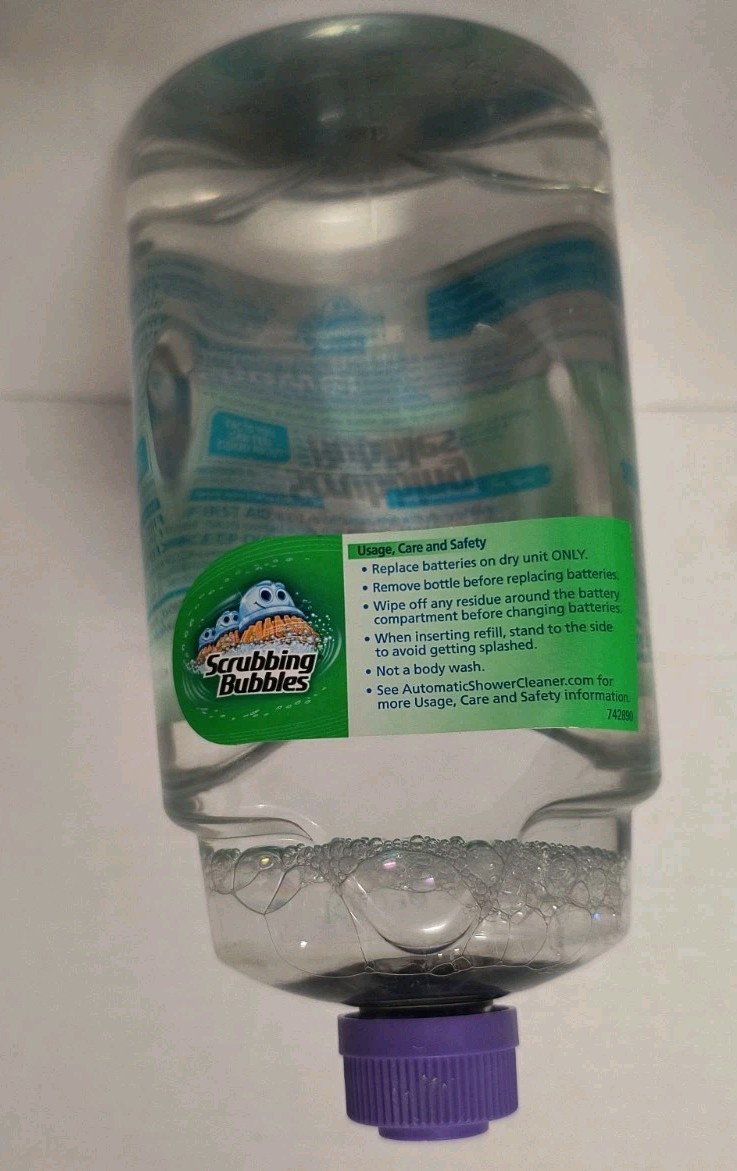 Scrubbing Bubbles Automatic Shower Cleaner Refill 34 oz New Glade Refreshing Spa