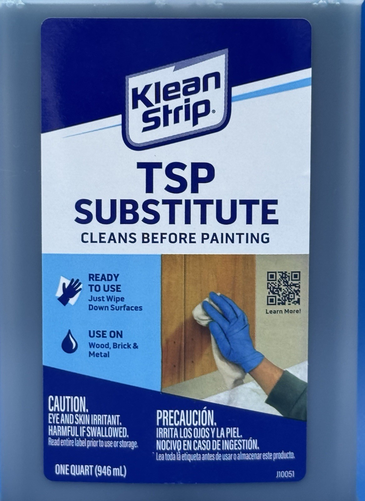 Klean Strip TSP Substitute Cleaner 32 oz – Cleans Before Painting – NEW