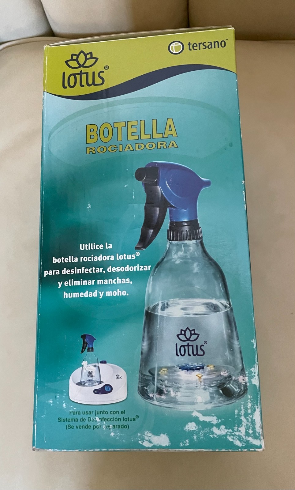 Tersano Lotus – Replacement Spray Bottle ONLY Model LSA200 – BRAND NEW in BOX