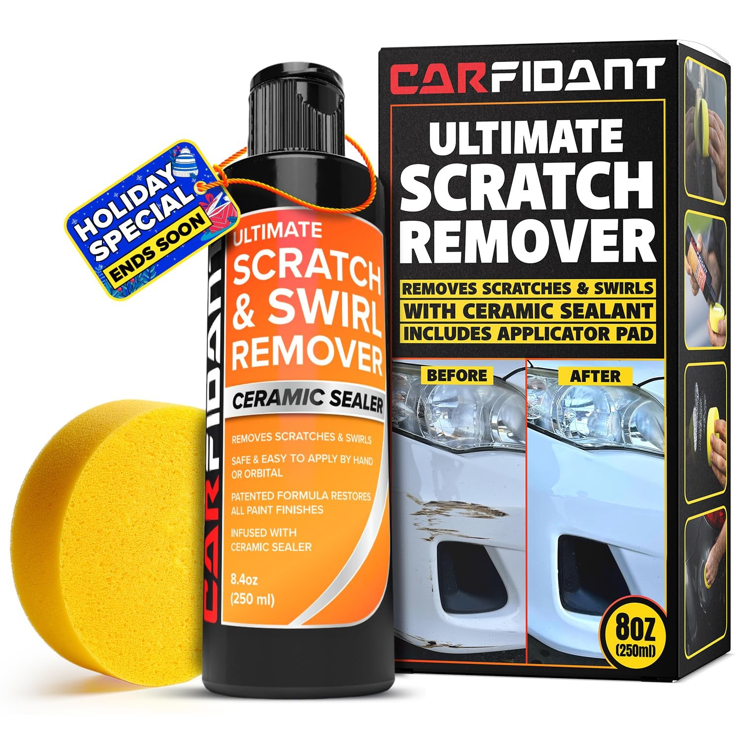 Car Scratch Repair Swirl Remover Paint Restorer Kit with Buffer Pad