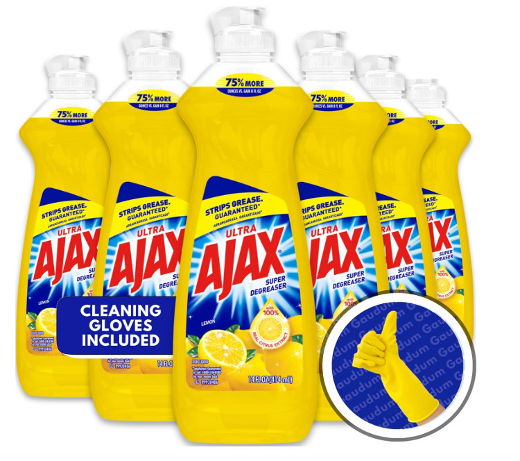 Ajax Dish Soap Super Degreaser Dishwashing Liquid Various Scents 12.4 OZ