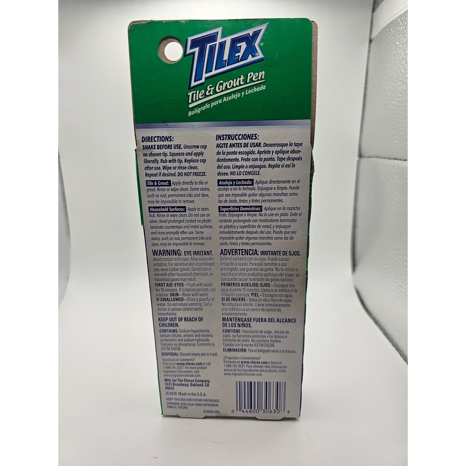 NIB Tilex Tile & Grout Pen Removes Stains On Tile & Grout Bleach 2 oz