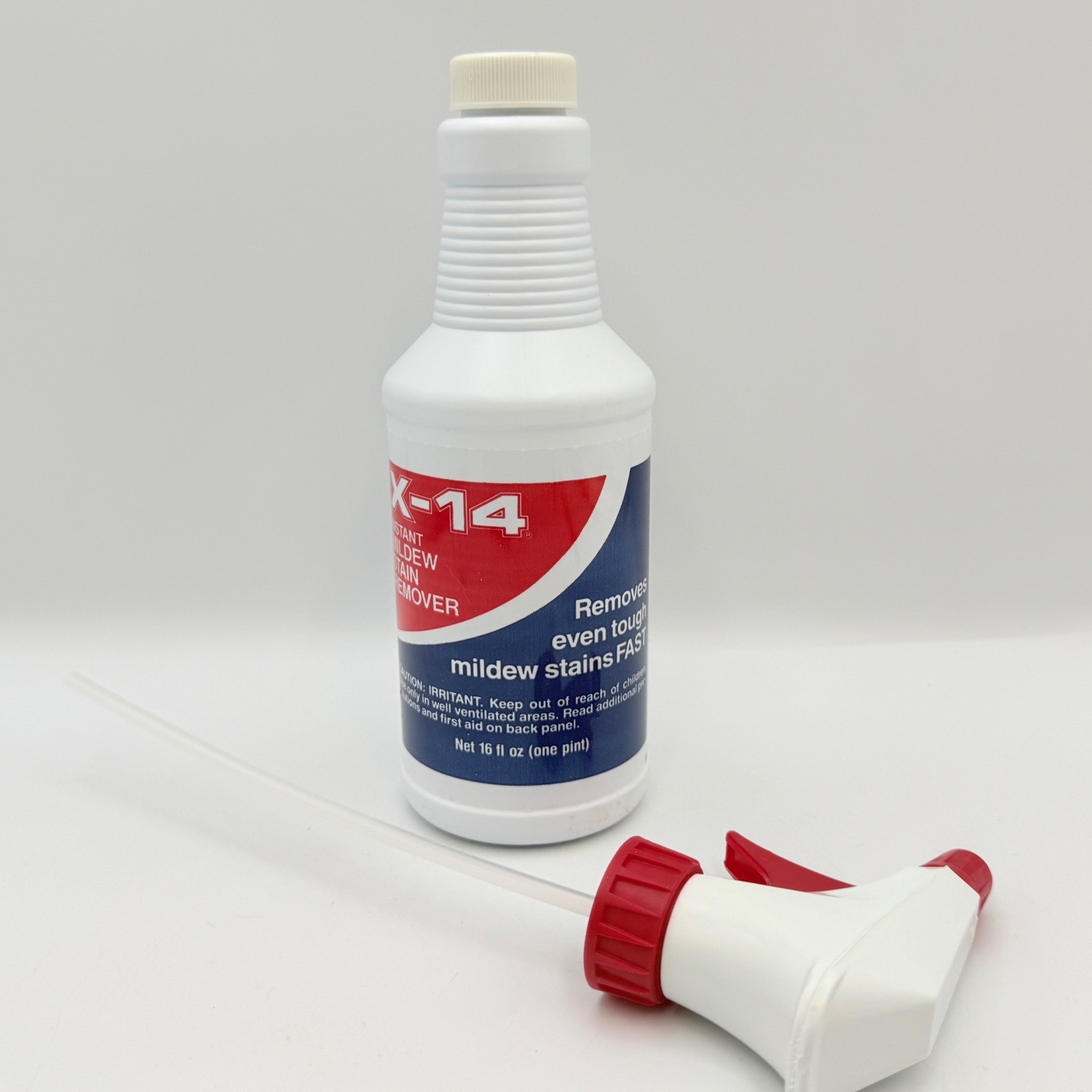 X-14 Instant Mildew Stain Remover 16oz Spray Bottle No Scrubbing Formula New