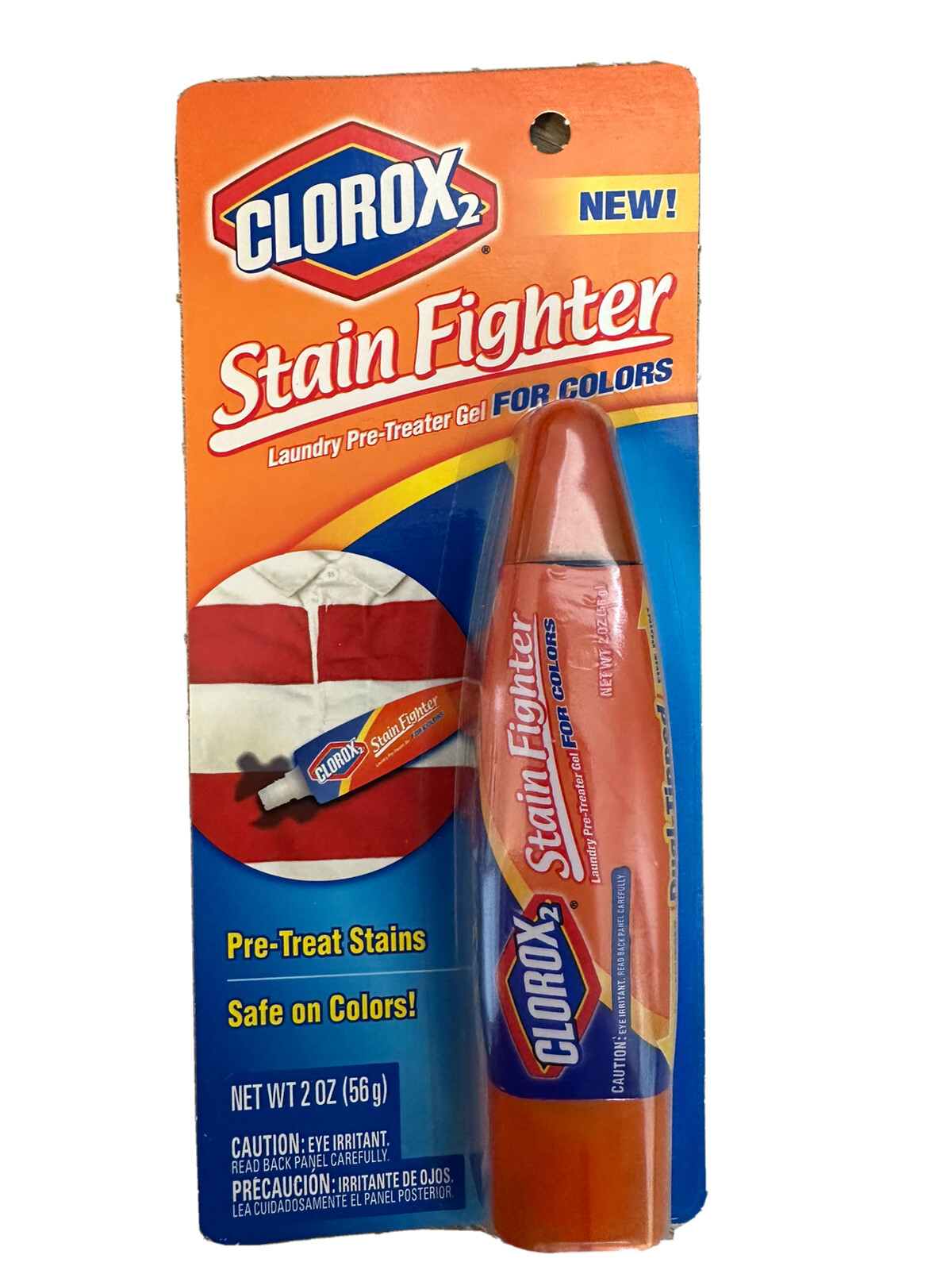 (1) NOS Clorox 2 Stain Fighter Pre-Treater Precision Pen for Colors (2 oz)