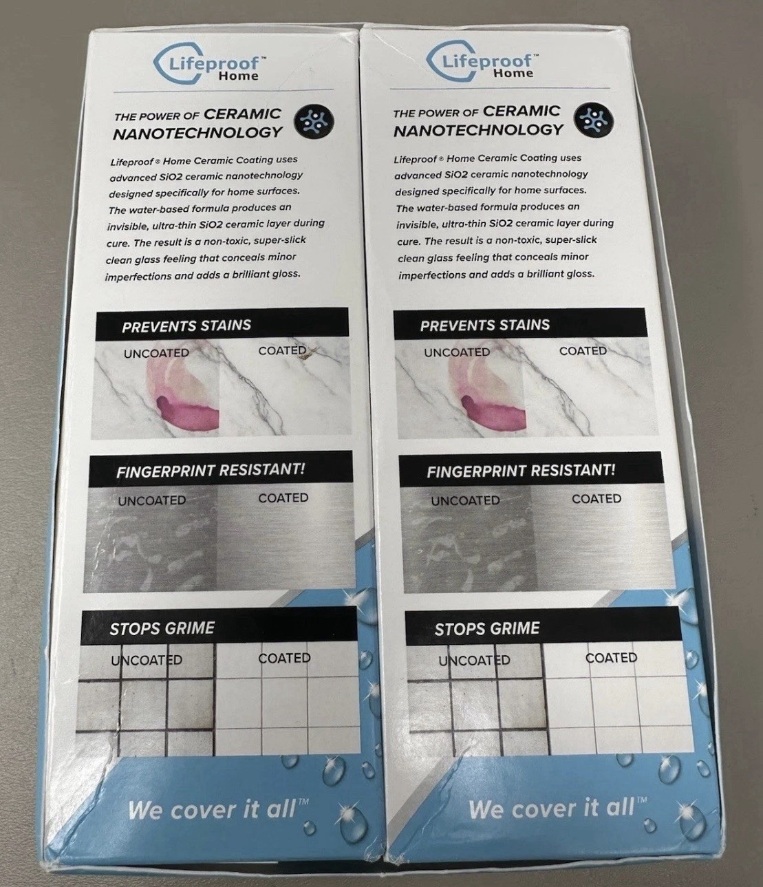 Lifeproof Home Multi-Surface Ceramic Coating 8 oz Kit Set Of 2