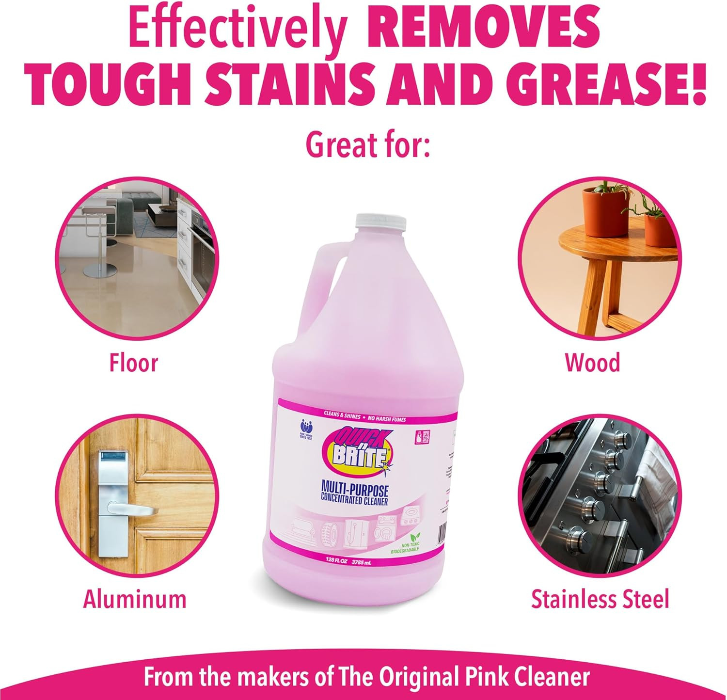 Liquid Cleaner, True All Purpose Cleaner, 128 Oz Cleaning Concentrate