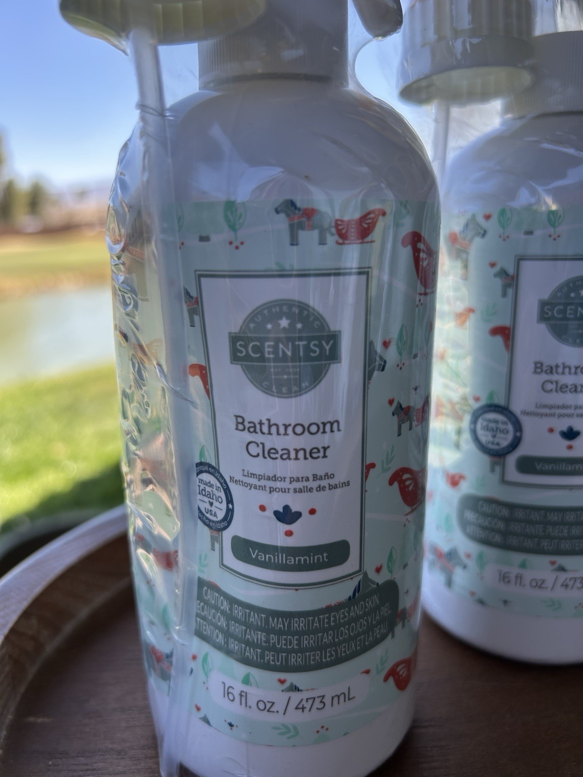 Scentsy Bathroom Clean VanillaMint Scent (2) 16 fl. oz. Cleaners Sealed
