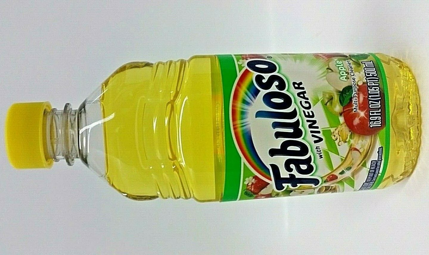 (LOT 3 Bottles) Fabuloso VINEGAR APPLE All Purpose Cleaner 16.9 oz Ea Bottle NEW