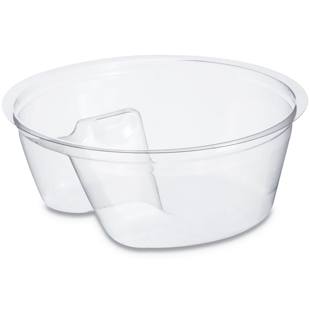 Dart PF35C1 3.5 oz Single Compartment Plastic Cup Insert – Clear (1000/CT) New