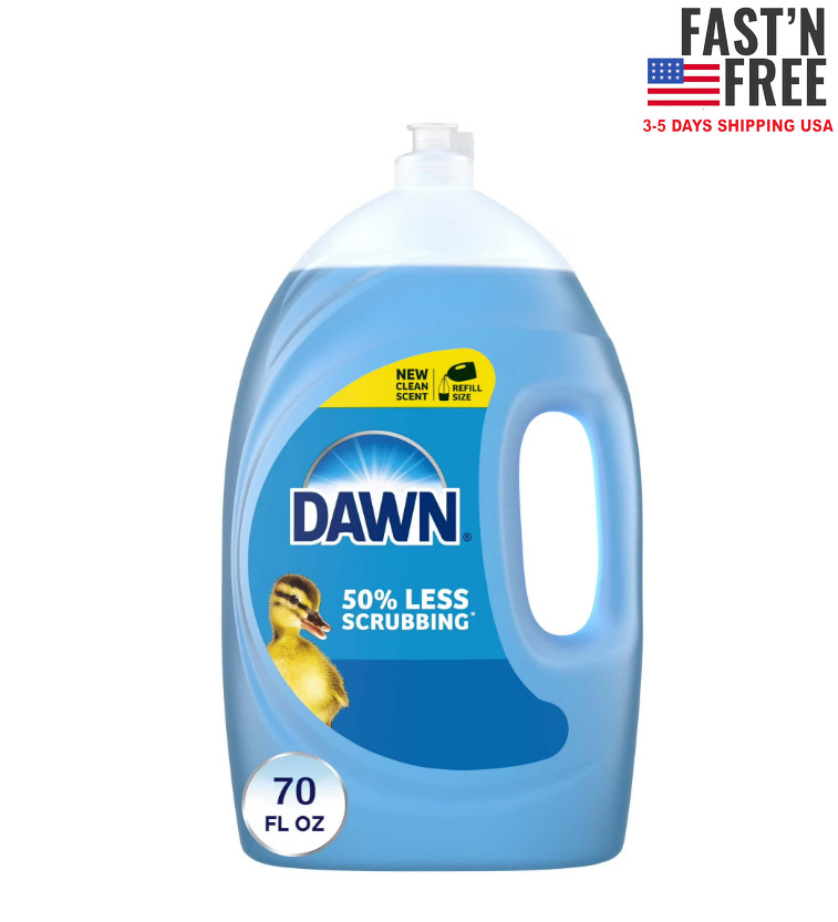 Dawn Ultra Dish Soap Liquid, Dishwashing Liquid, Grease Removal, Original, 70oz