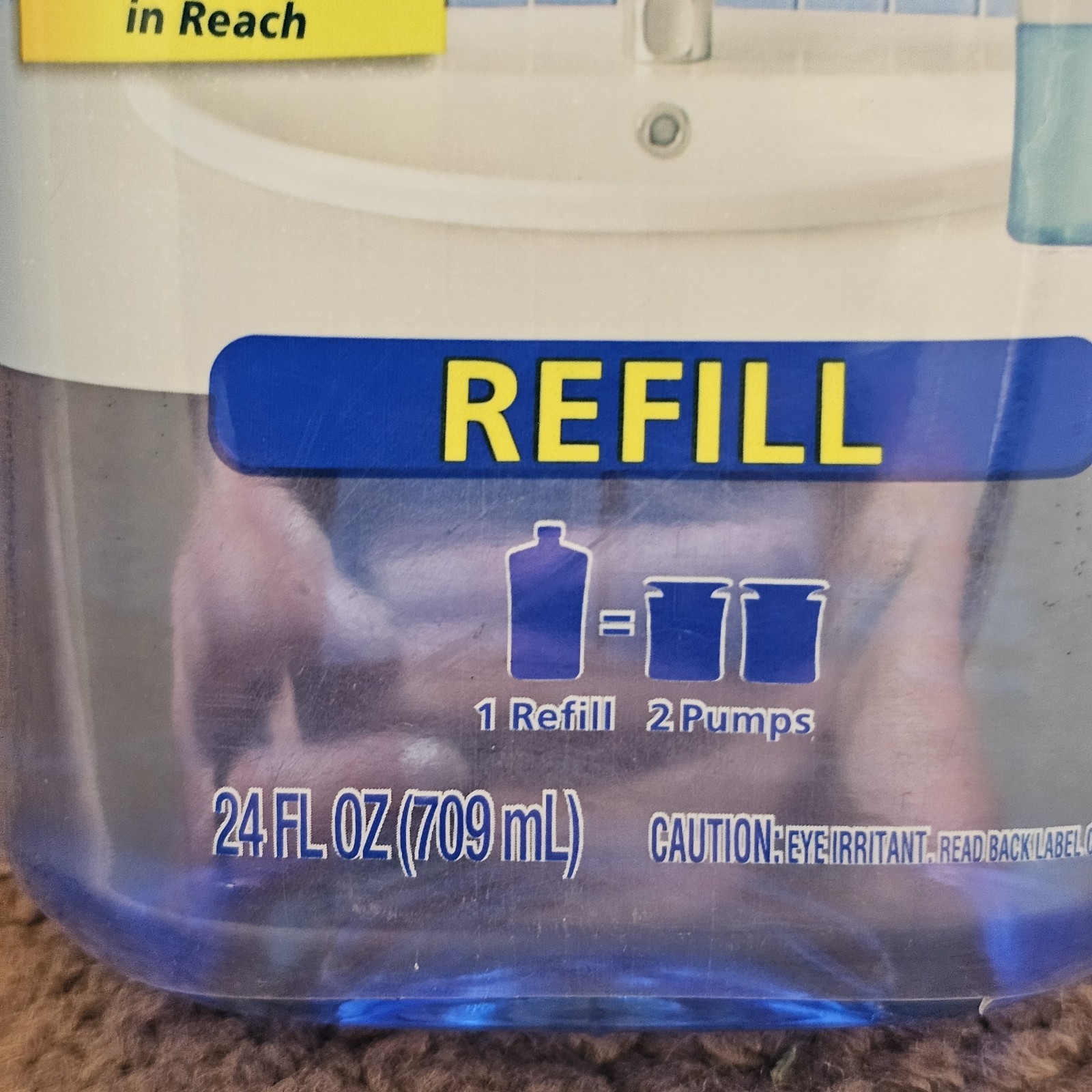 NEW Clorox Pump ’N Clean Bathroom Refill 24 oz Rain Clean Discontinued NOS
