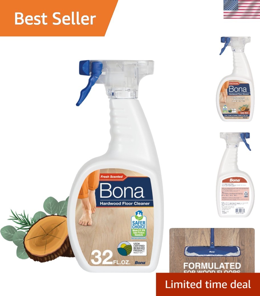 Hardwood Floor Cleaner Spray – 32 fl oz – Cedar Wood Scent