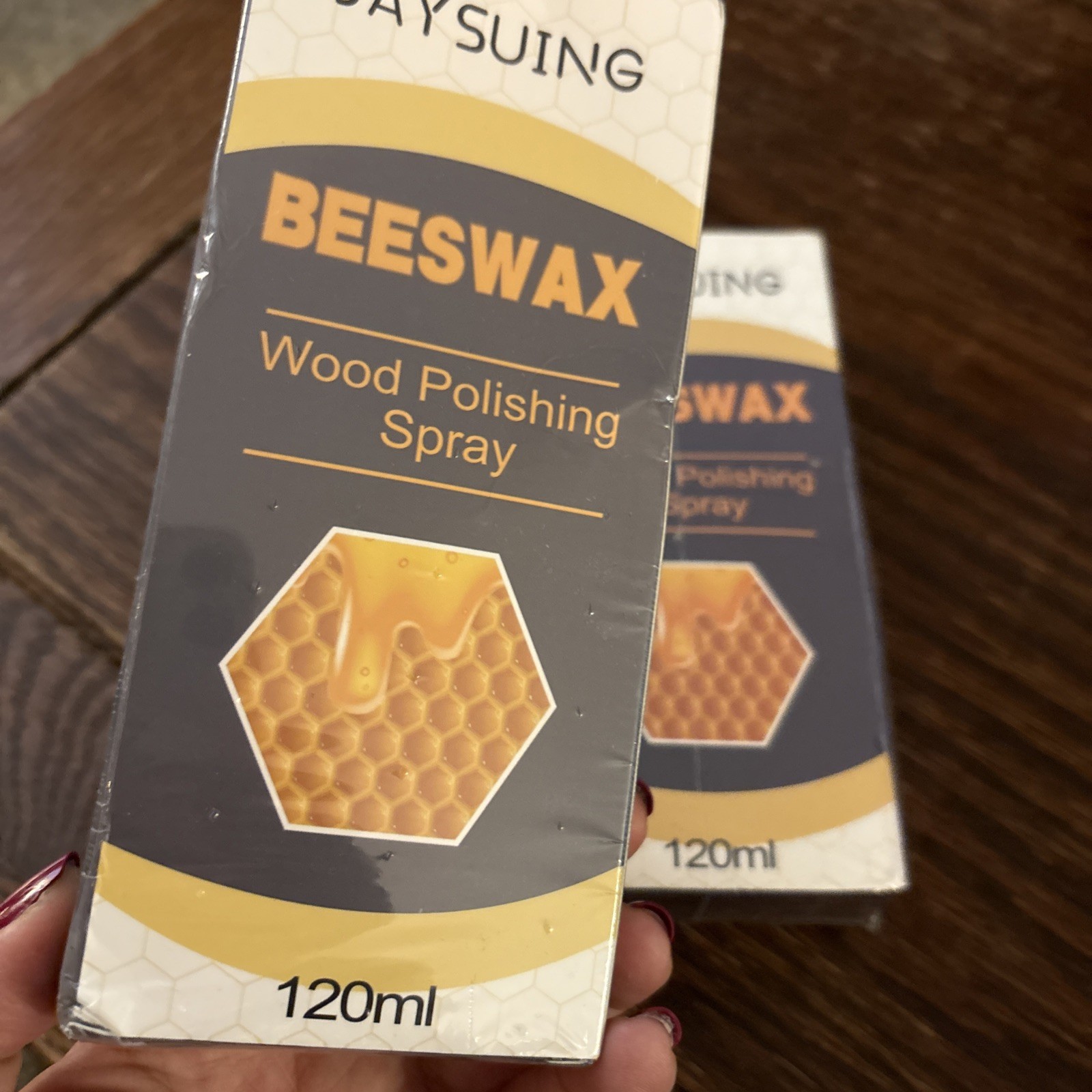 JaySuing Beeswax Wood Polishing Spray and Restorer 120ml Exp May 2028 New Lot 2