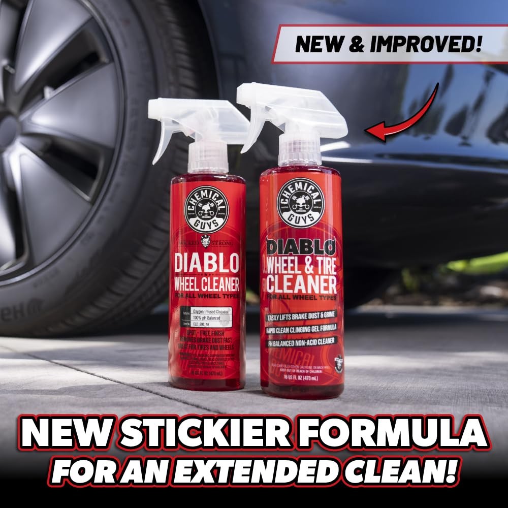 Foaming Wheel Cleaner Gel Safe All Finishes Cars Trucks SUVs Motorcycles 32oz