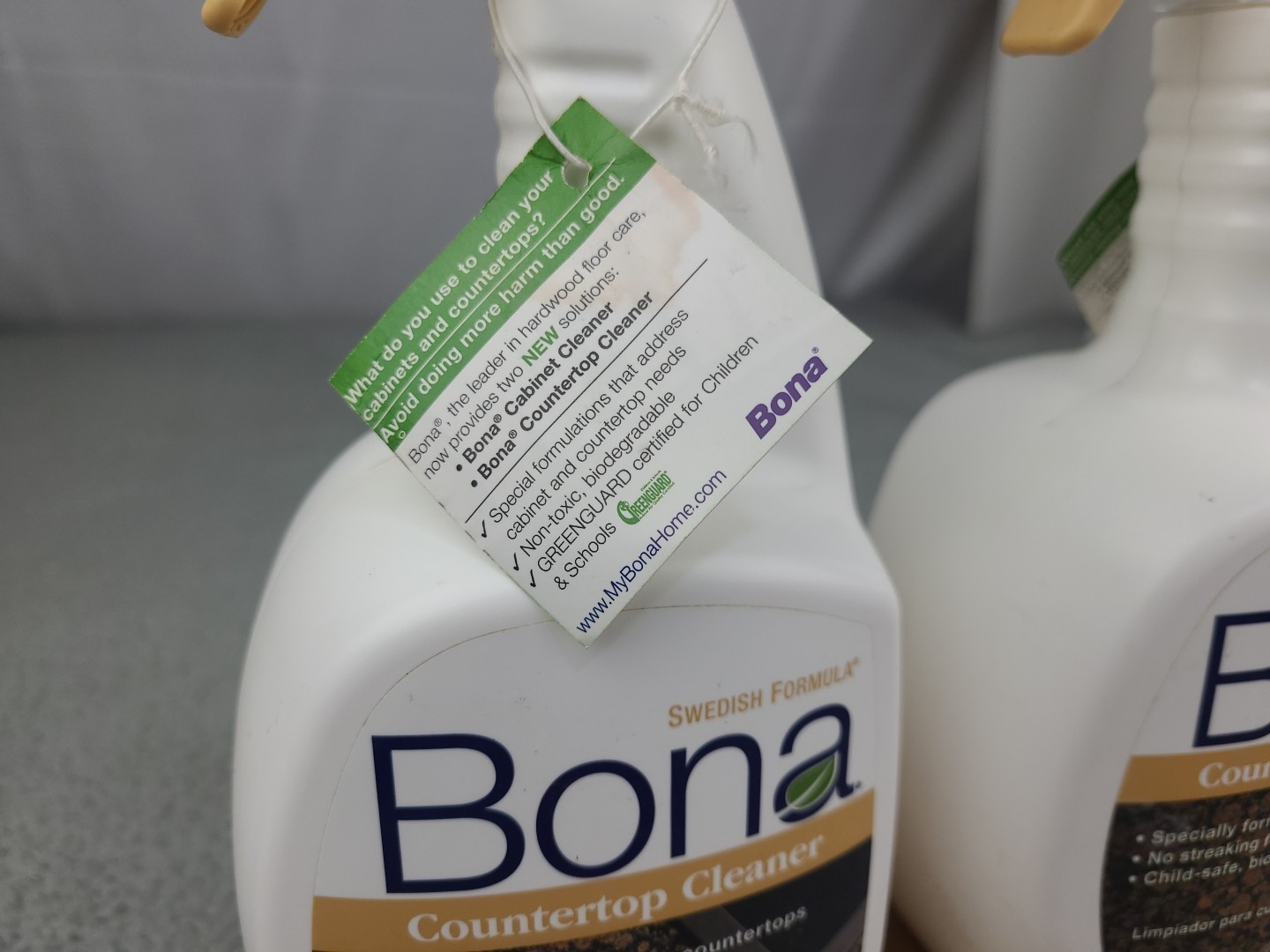 2x Bona COUNTERTOP CLEANER Swedish Formula 36 FL OZ Spray NEW