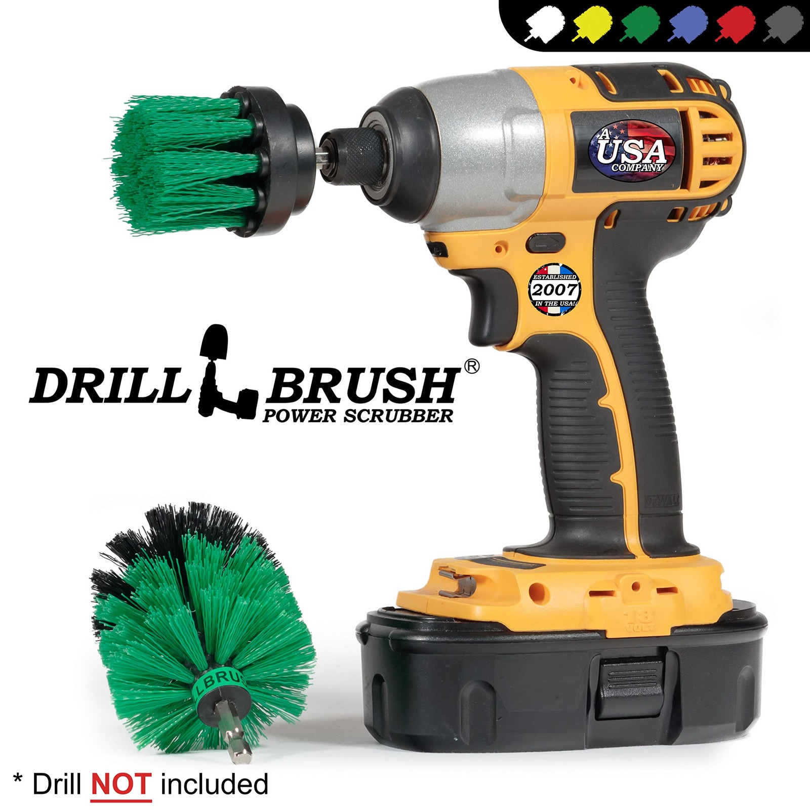 Drill Powered Kitchen Cleaning Brushes – Oven Cleaning Tools – Fridge Stain R…