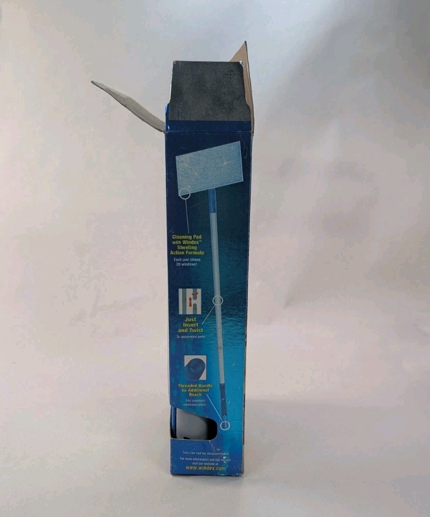 NEW Open Box Windex Outdoor All-In-One Glass Cleaning Tool Starter Kit