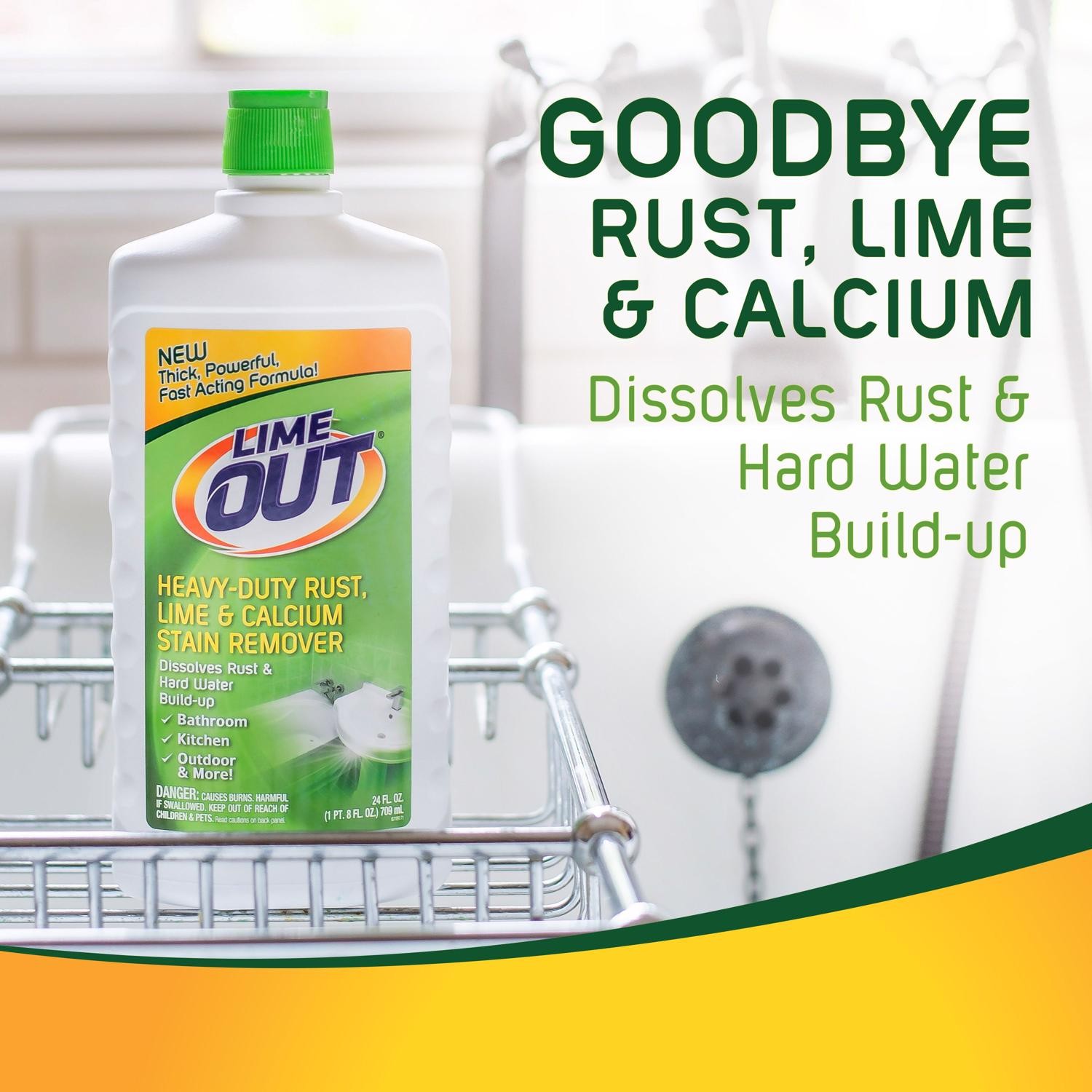 Lime Out AO06N Extra Thick Lime Rust & Calcium Stain Remover 24 oz. (Pack of 6)
