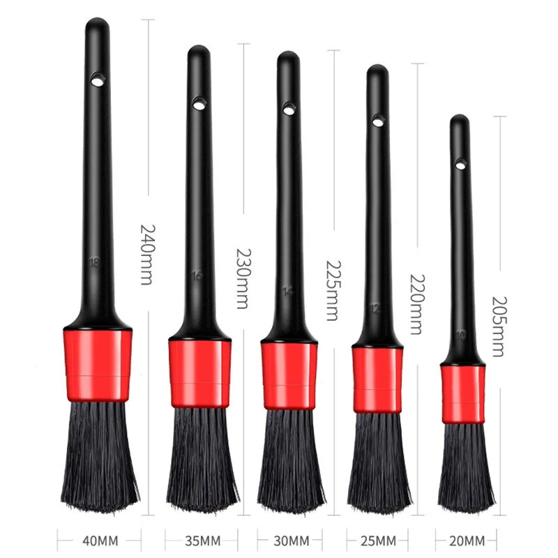 Car Cleaning Brush Kit for Automotive Interior Detailing Triton Brushes