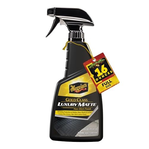 Gold Class Luxury Matte – Adds Protection to Rubber, Vinyl, Plastic & Leather