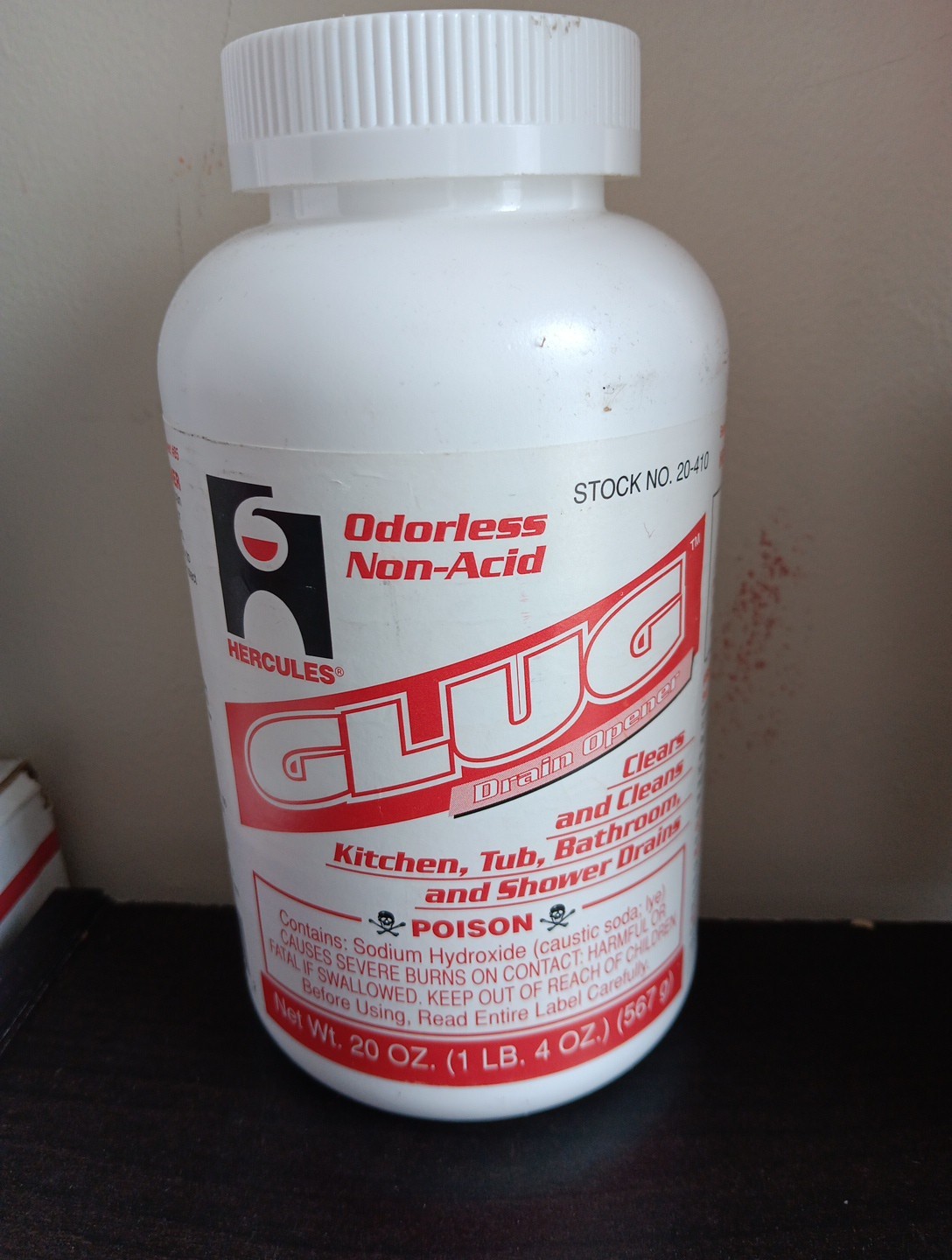 Oatey Hercules Glug Crystals Drain Opener – 20oz + bonus