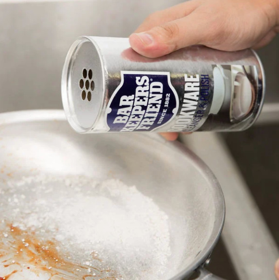 (2-Pack) BAR KEEPERS FRIEND Stainless Steel Cookware Porcelain CLEANER & POLISH