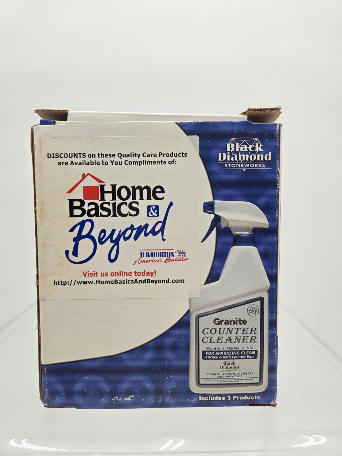 New Black Diamond Stoneworks Granite Marble Tile Cleaner 3 Bottle Set