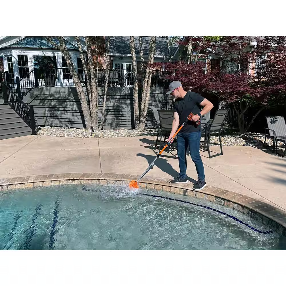 Extendable Multi-Purpose Drill Powered Rotary Scrubber Cleaning Brush