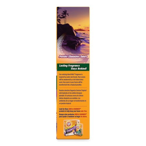 Arm & Hammer Fresh Scentsations Carpet Odor Eliminator, Island Mist, 30 oz, 6/CT
