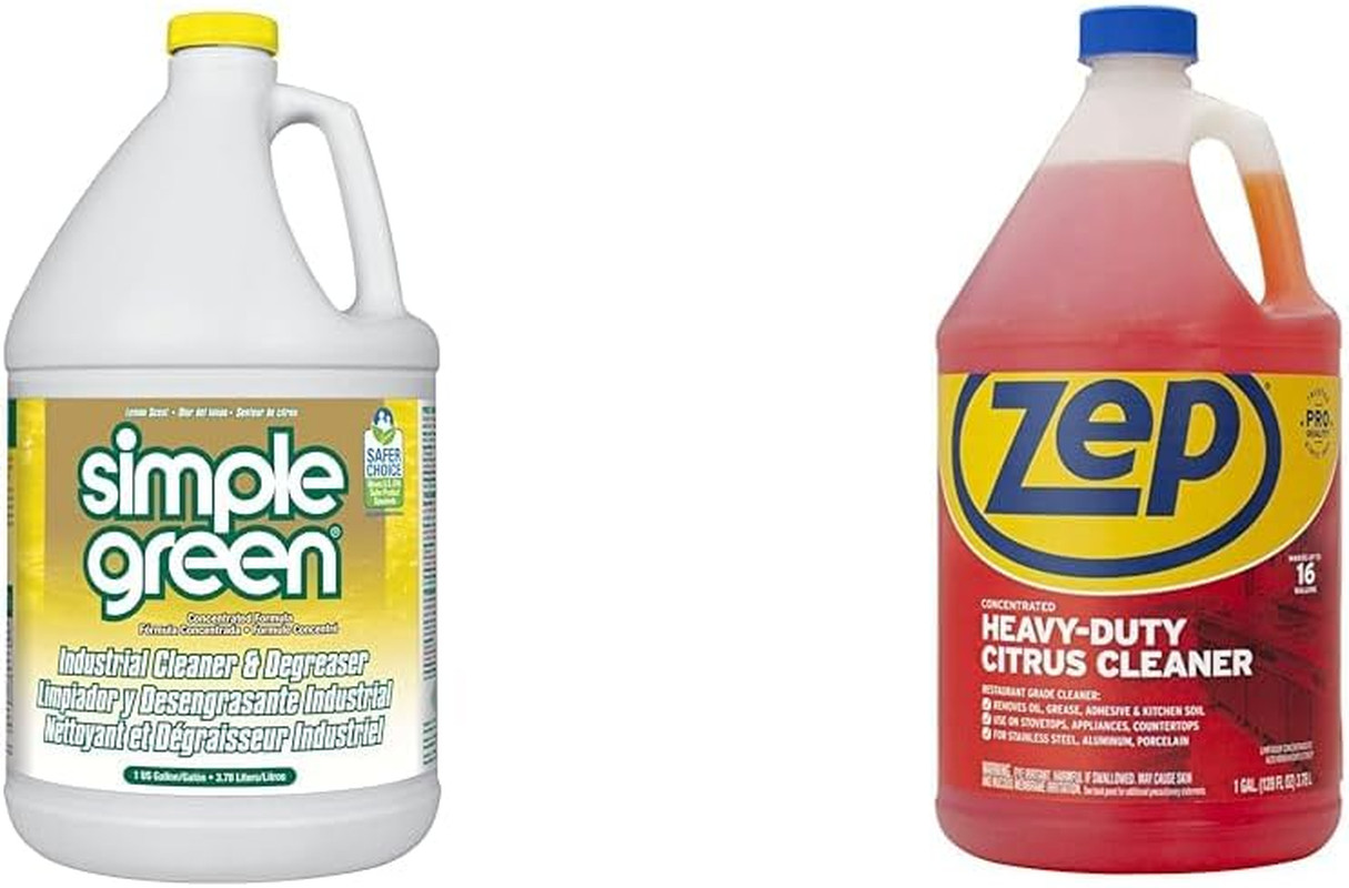 Industrial Cleaner and Degreaser Concentrated Lemon Scent 1 Gallon 128 fl oz