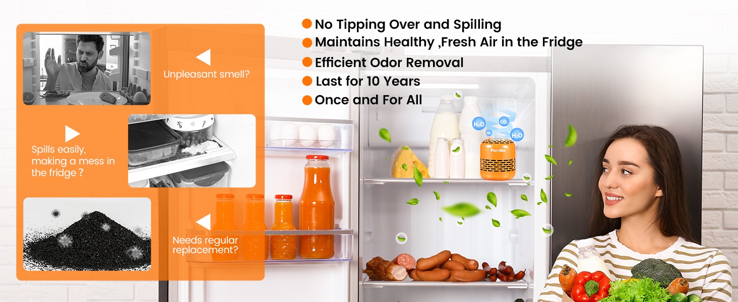 Refrigerator Deodorizer,Refrigerator Odor Eliminator,Fridge Deodorizer,Effective