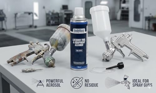 BodyShop Essentials Lacquer Tool & Equipment Cleaner 16oz Aerosol Paint Remover