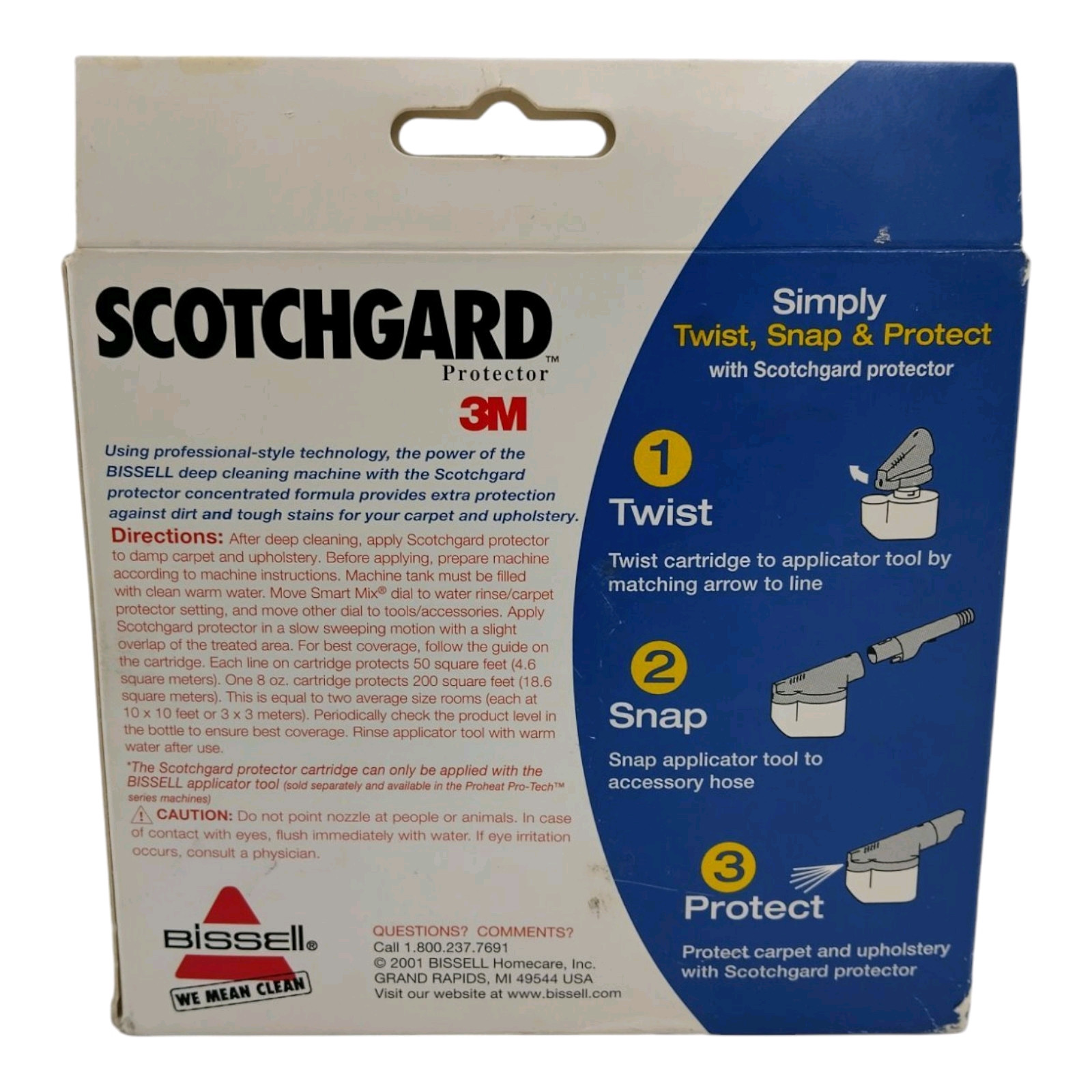 Bissell Scotchgard 3M Extra Protection Carpet Cleaning 8oz 400-1904 New