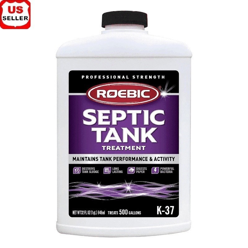 Septic Tank Treatment Enzyme Cleaner Odor Clog Eliminator Drain Field Safe New