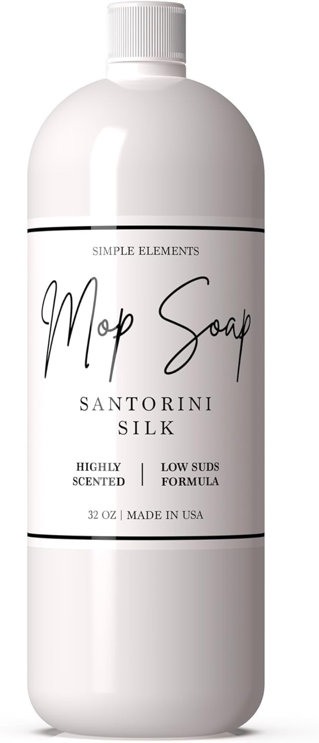 32oz Santorini Silk Mop Soap – Long Lasting Low Suds Cleaner for All Floors