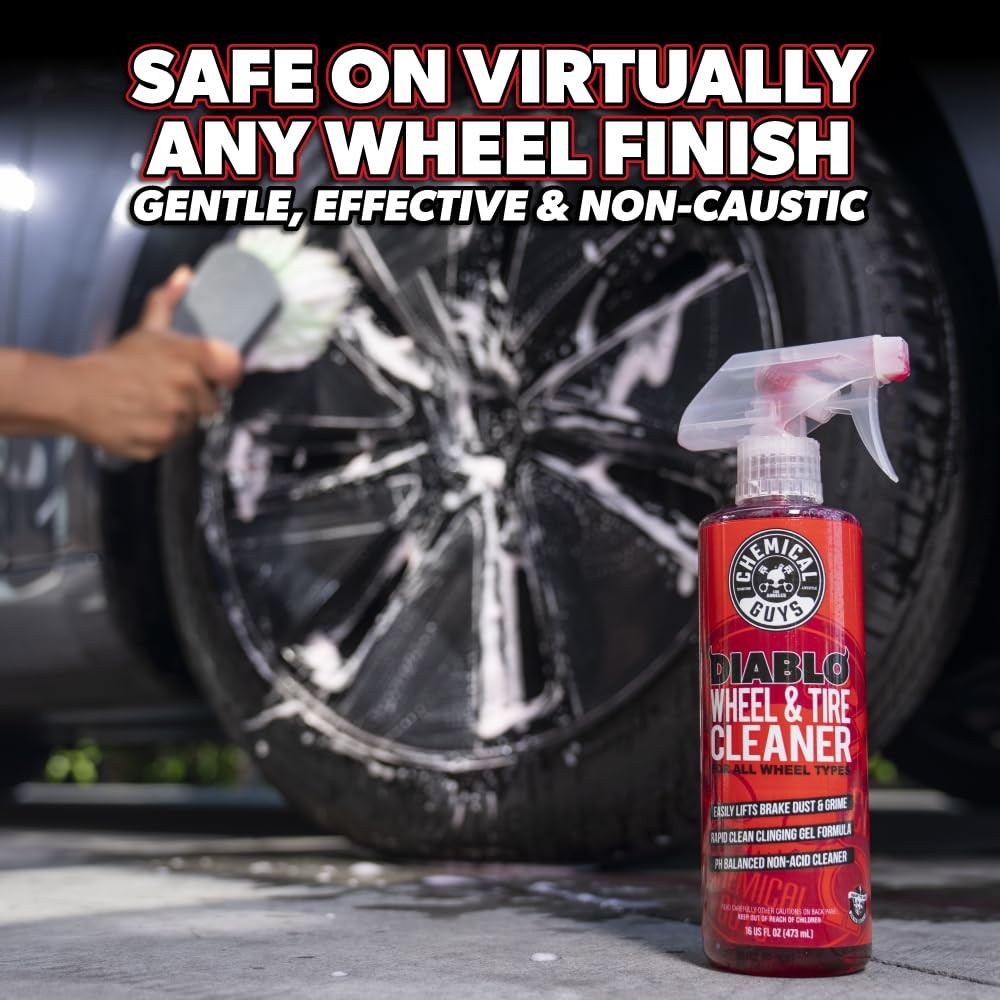 Foaming Wheel Cleaner Gel Safe All Finishes Cars Trucks SUVs Motorcycles 32oz