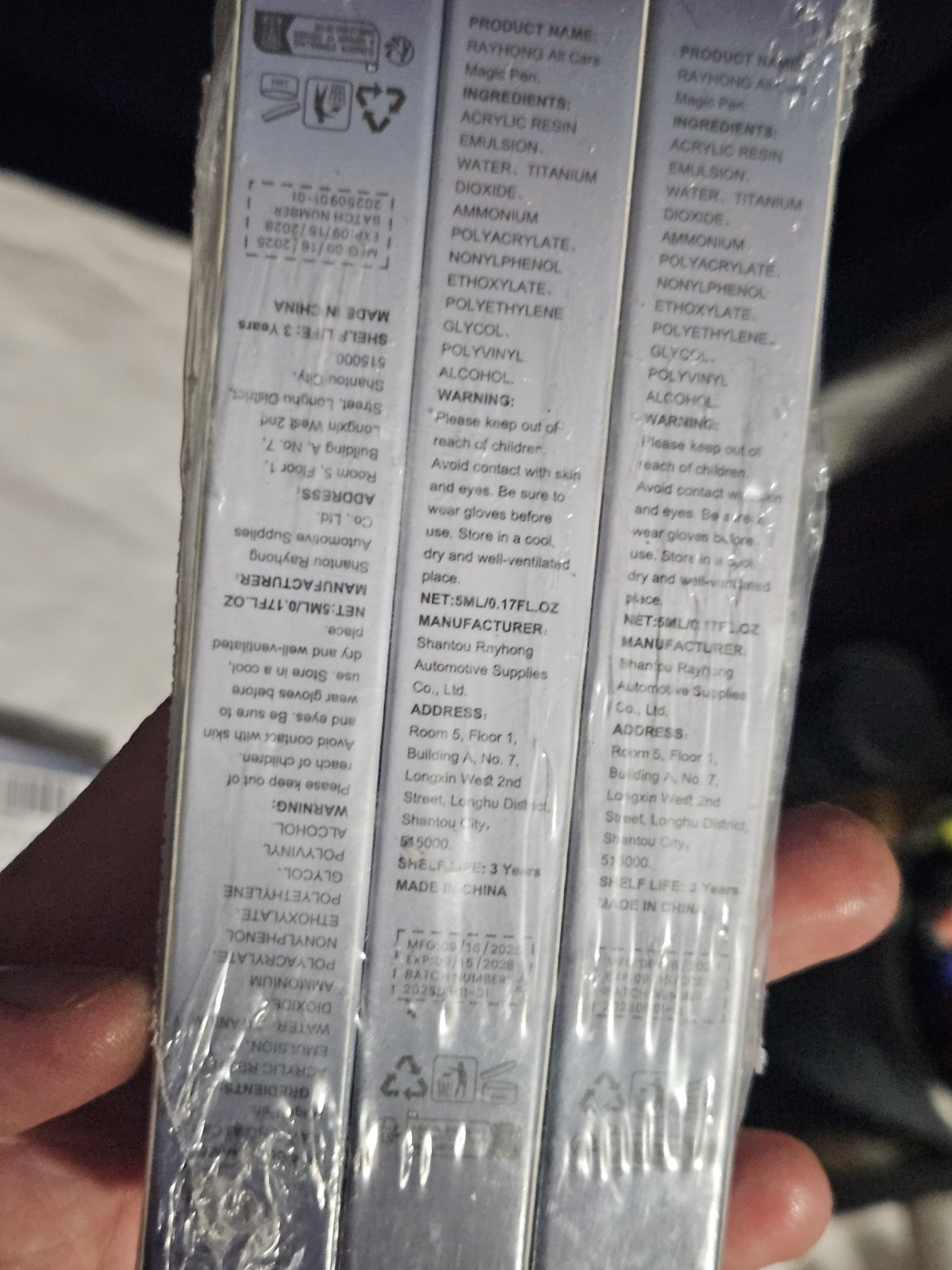 6 PK All Cars Magic Pen Car Scratches,Car Scratch Repair Pen Quick Fix Scratches