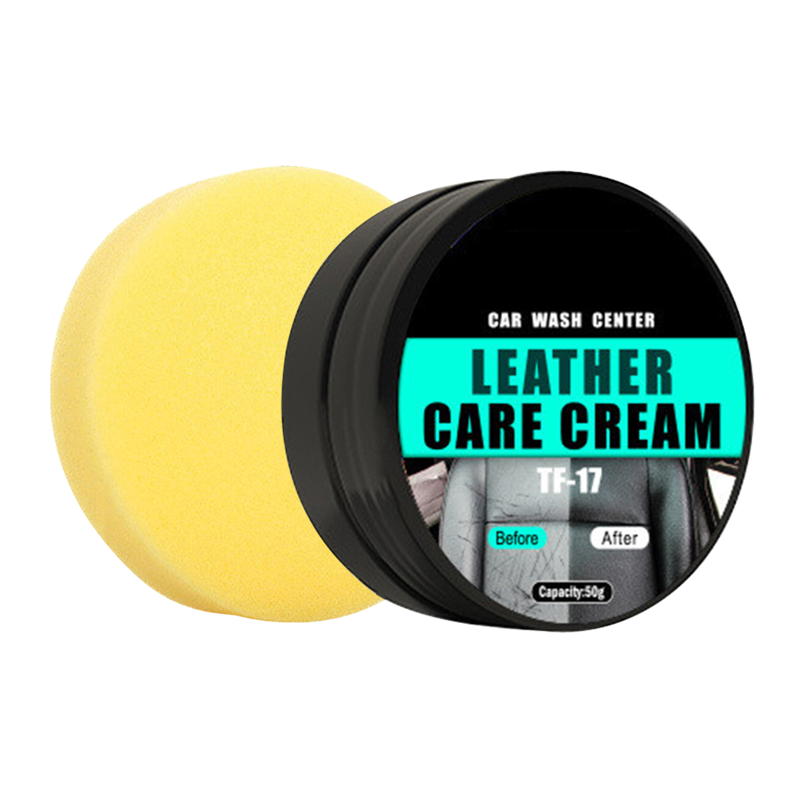50g Car Leather Color Restorer Cream Cleaning Paste For Car Seats Leather Care