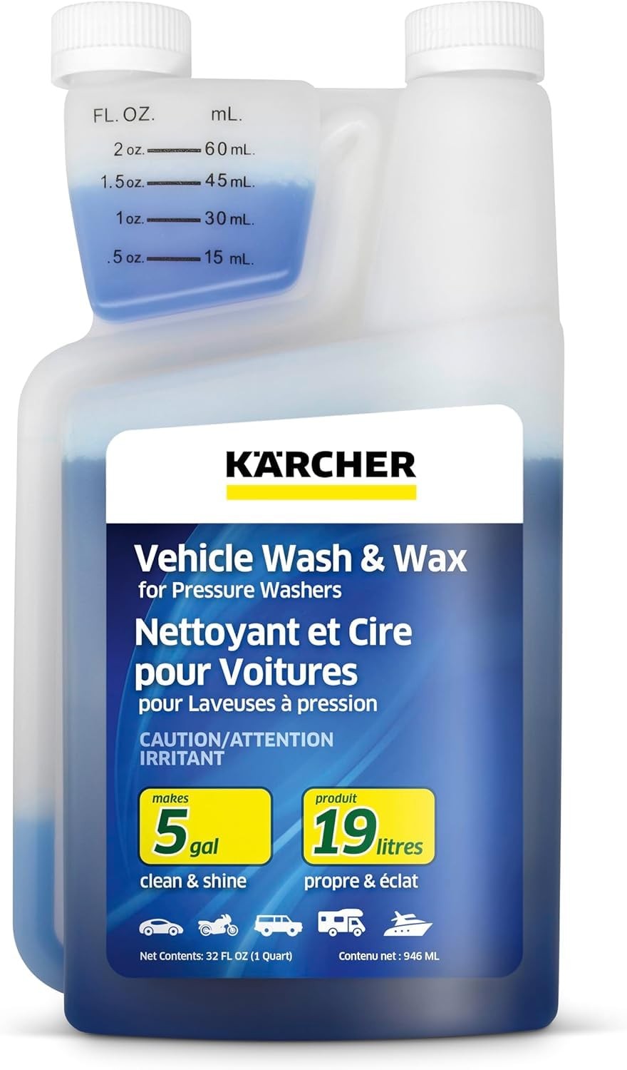 Pressure Washer Detergent for Vehicles – Cleans Cars, Bikes, Trucks, Boats