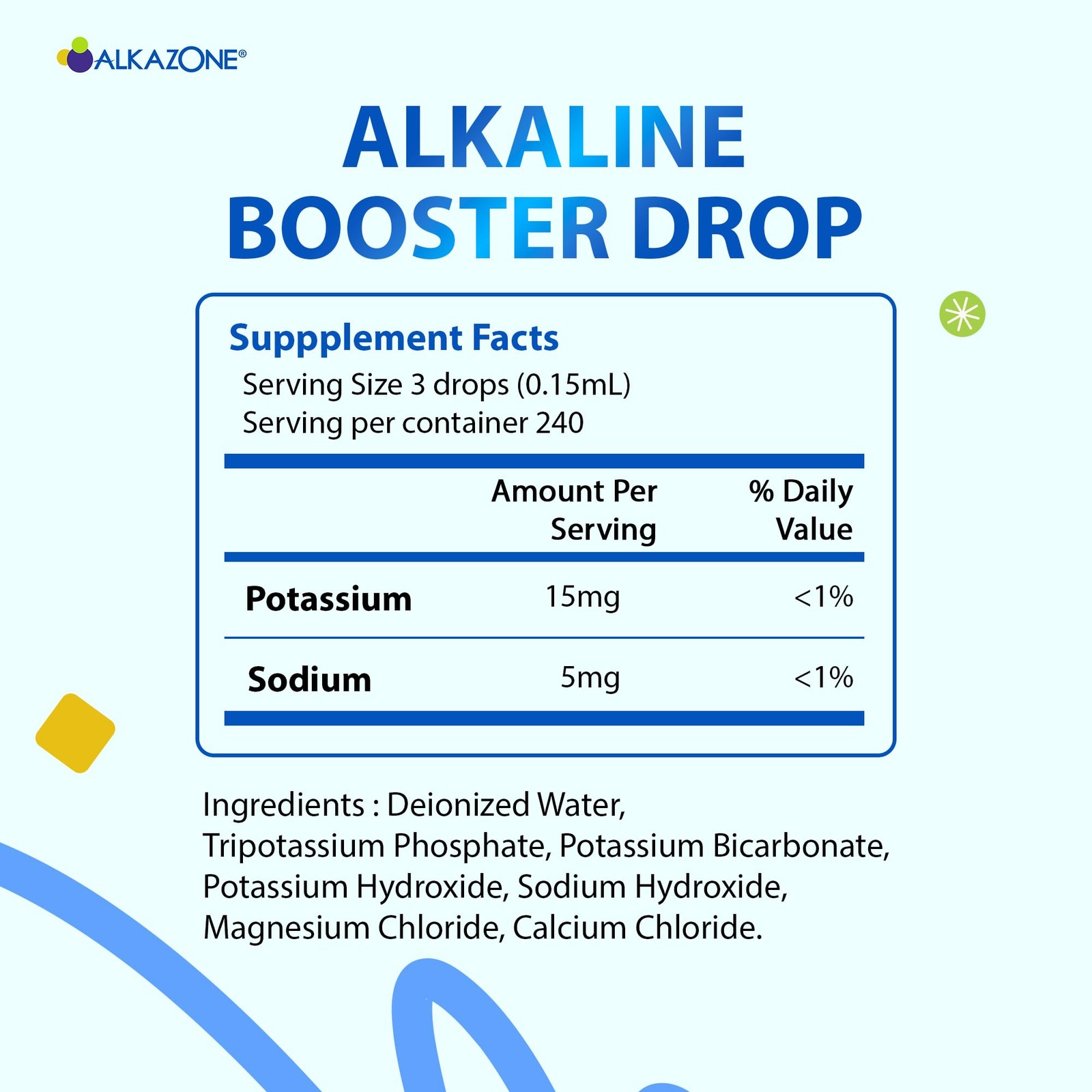 Make Your Own Alkaline Water | 1 Pack Makes 20 Gallon | Alkaline Drop | 3 Pac…